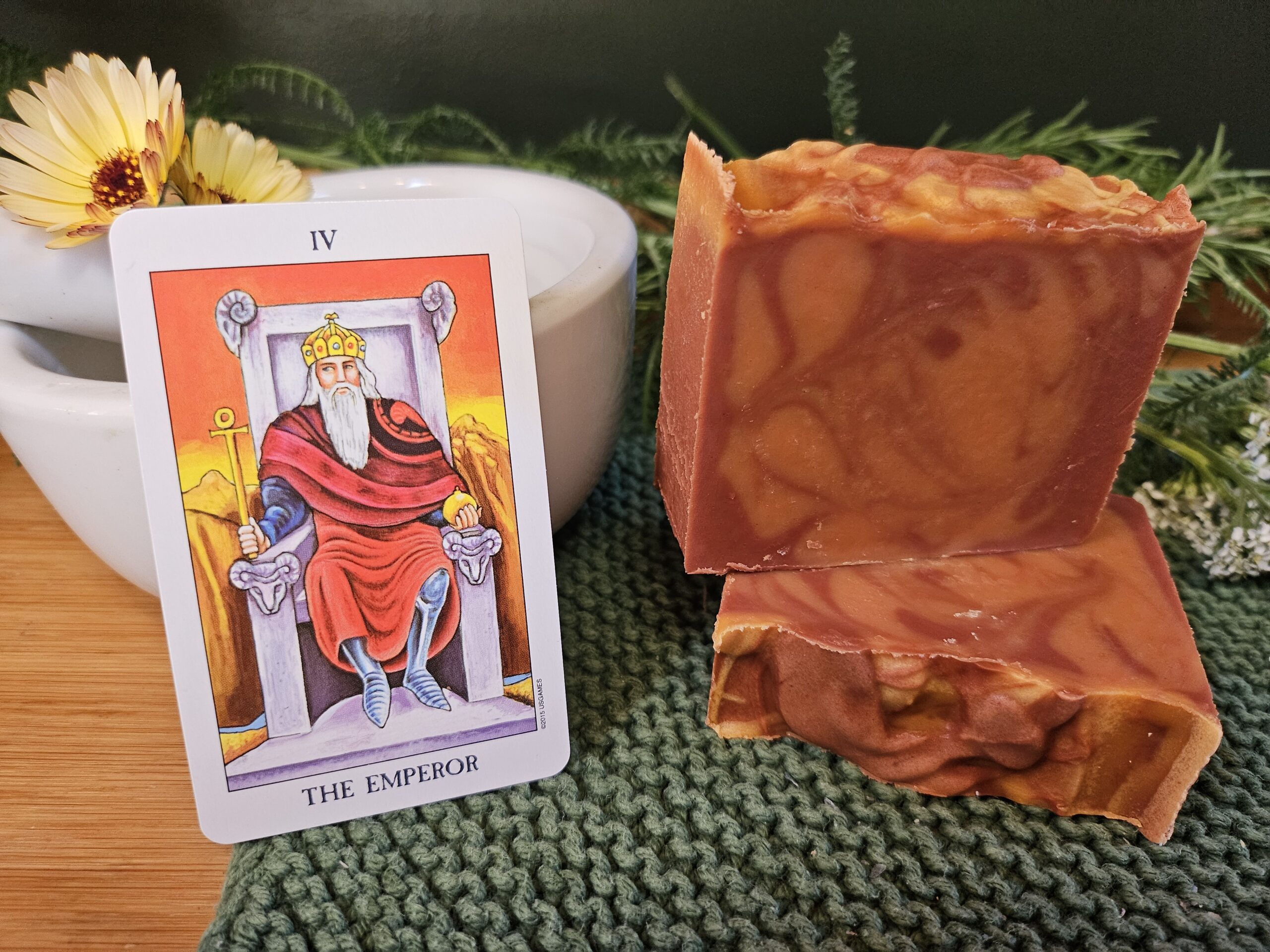 IV The Emperor Tarot Soap - Image 7