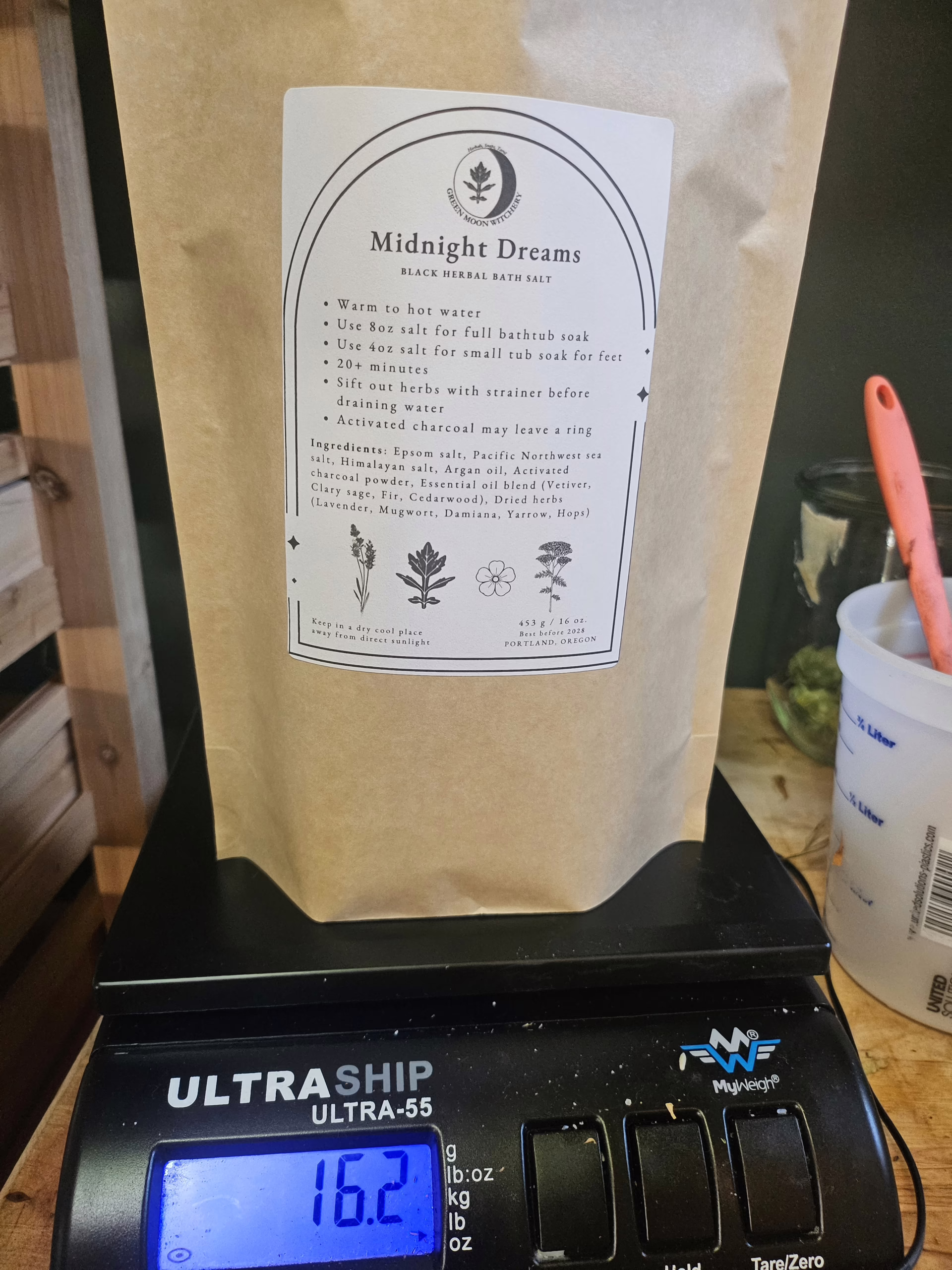 Midnight Dream: Black Herbal Bath Salt - Image 5